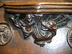 Manchester Cathedral and Collegiate Church of St Mary, St Denys and St George Lancashire Early 16th century medieval misericords misericord misericorde misericordes Miserere Misereres choir stalls Woodcarving woodwork mercy seats pity seats mcrn7iii.jpg