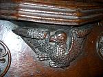 Manchester Cathedral and Collegiate Church of St Mary, St Denys and St George Lancashire Early 16th century medieval misericords misericord misericorde misericordes Miserere Misereres choir stalls Woodcarving woodwork mercy seats pity seats mcrs2iii.jpg