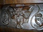Holy Trinity Stratford upon avon Warwickshire 15th century medieval misericord misericords misericorde misericordes Miserere Misereres choir stalls Woodcarving woodwork mercy seats pity seats soa14.8.jpg